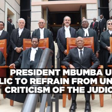 President Mbumba urges public to refrain from unjust criticism of the Judiciary