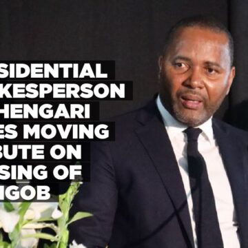 Presidential Spokesperson Dr. Hengari gives moving tribute on passing of Geingob