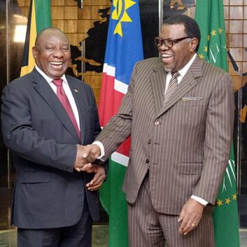 Ramaphosa remembers last conversation with Geingob