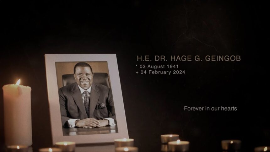 SWAPO PARTY MEMORIAL IN HONOUR OF THE LATE Dr. HAGE G. GEINGOB