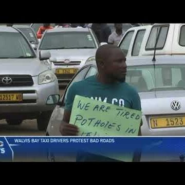 Walvis taxi drivers protest poor roads – nbc