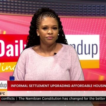 THE DAILY ROUNDUP WITH NINA  | Informal settlement upgrading affordable housing pilot project – nbc