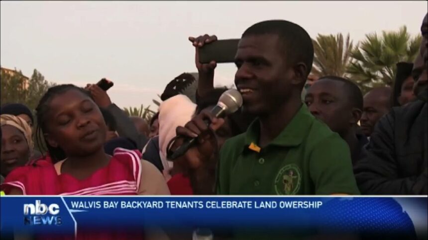 Walvis Bay backyard tenants celebrate land ownership – nbc