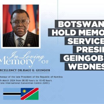 Botswana to hold memorial service for President Geingob this Wednesday