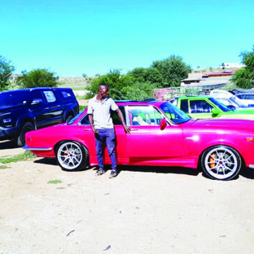 Building cars from scrap in Katutura