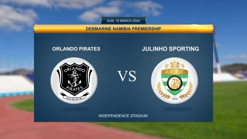 DEBMARINE PREMIERSHIP ORLANDO PIRATES V JULINHO SPORTING – NAMIBIA – 10 MARCH 2024