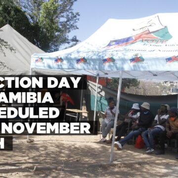 Election day in Namibia scheduled for November 27th