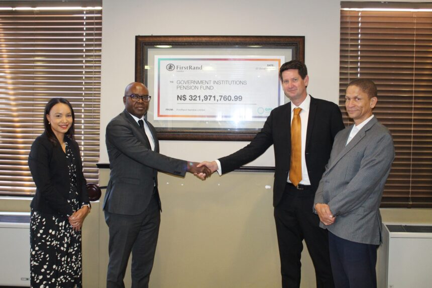 FirstRand hands over N$321.9 million dividend to GIPF – Business Express