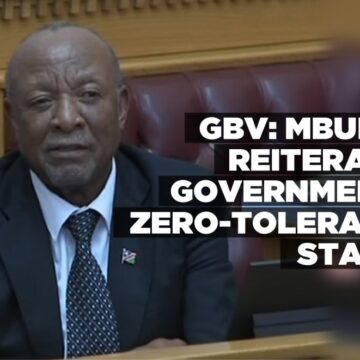 GBV: Mbumba reiterates government’s zero-tolerance stance