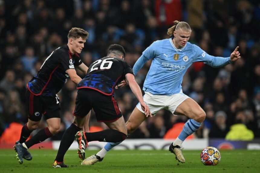 Haaland on target as Man City cruise into Champions League quarters