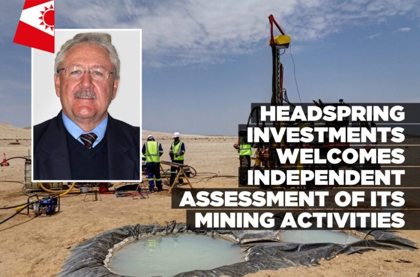 Headspring Investments welcomes independent assessment of its mining activities