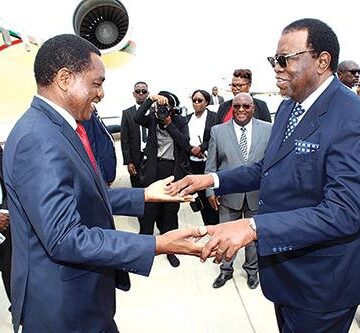 Hichilema delivers on promise to rename roads after Geingob, Nujoma