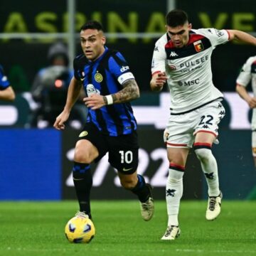 Inter beat Genoa to take further step towards Serie A title