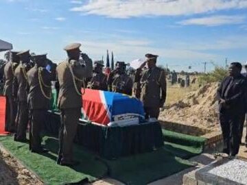 Late Colonel Peter Iindongo buried