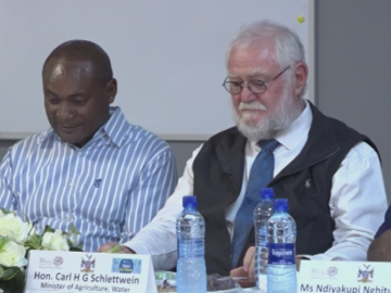 Minister Schlettwein advocates water reuse to tackle Kunene Region’s water scarcity