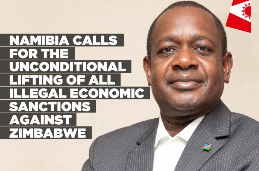 Namibia calls for the unconditional lifting of all illegal economic sanctions against Zimbabwe