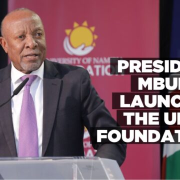 President Mbumba launches the UNAM Foundation