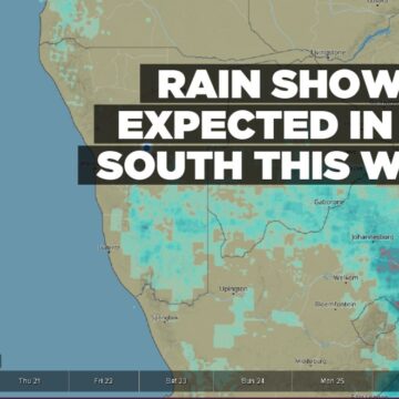 Rain showers expected in the South this week