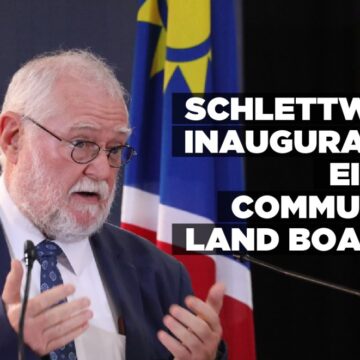 Schlettwein inaugurates eight communal land boards