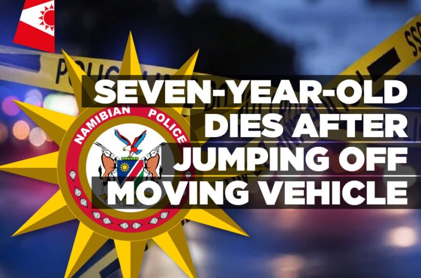 Seven-year-old dies after jumping off moving vehicle