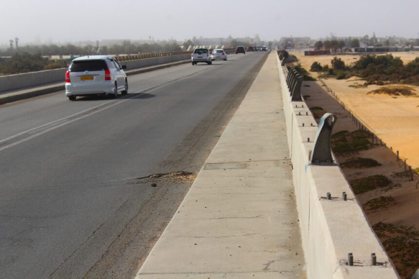 Two arrested over Swakop River bridge rail theft