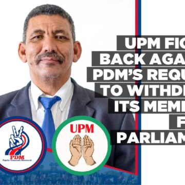 UPM fights back against PDM’s request to withdraw its members from Parliament