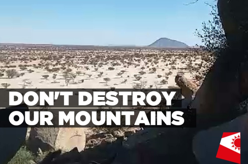 DON’T DESTROY OUR MOUNTAINS