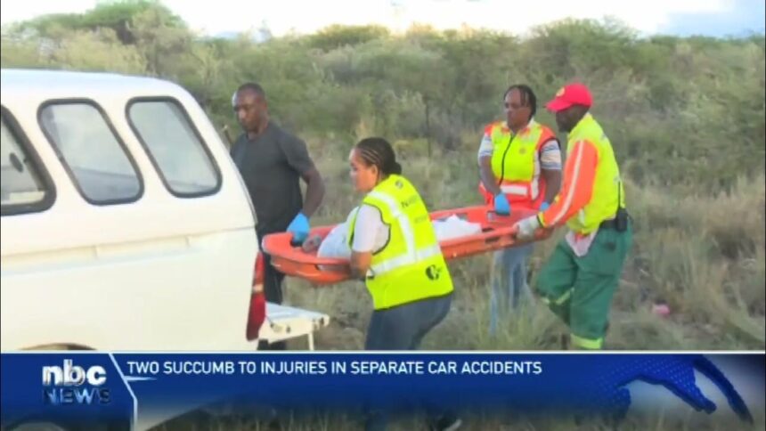 Two people succumbed to injuries sustained in separate car accidents along the B1 road – nbc