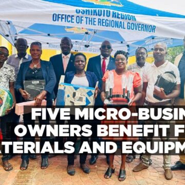 Five micro-business owners benefit from materials and equipment