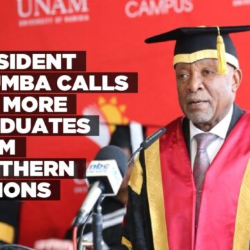 President Mbumba calls for more graduates from southern regions