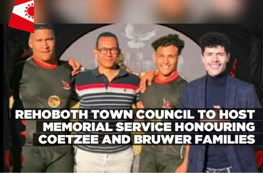 Rehoboth Town Council to host memorial service honouring Coetzee and Bruwer families