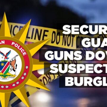 Security guard guns down suspected burglar