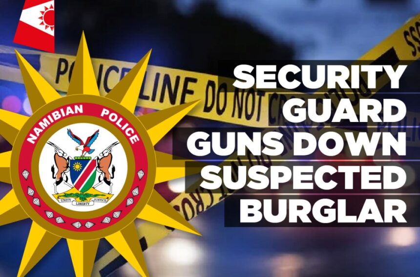 Security guard guns down suspected burglar