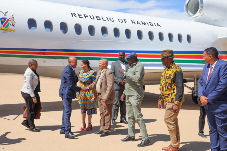 Mbumba meets traditional leaders at Keetmanshoop