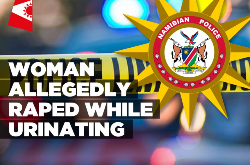 Woman allegedly raped while urinating